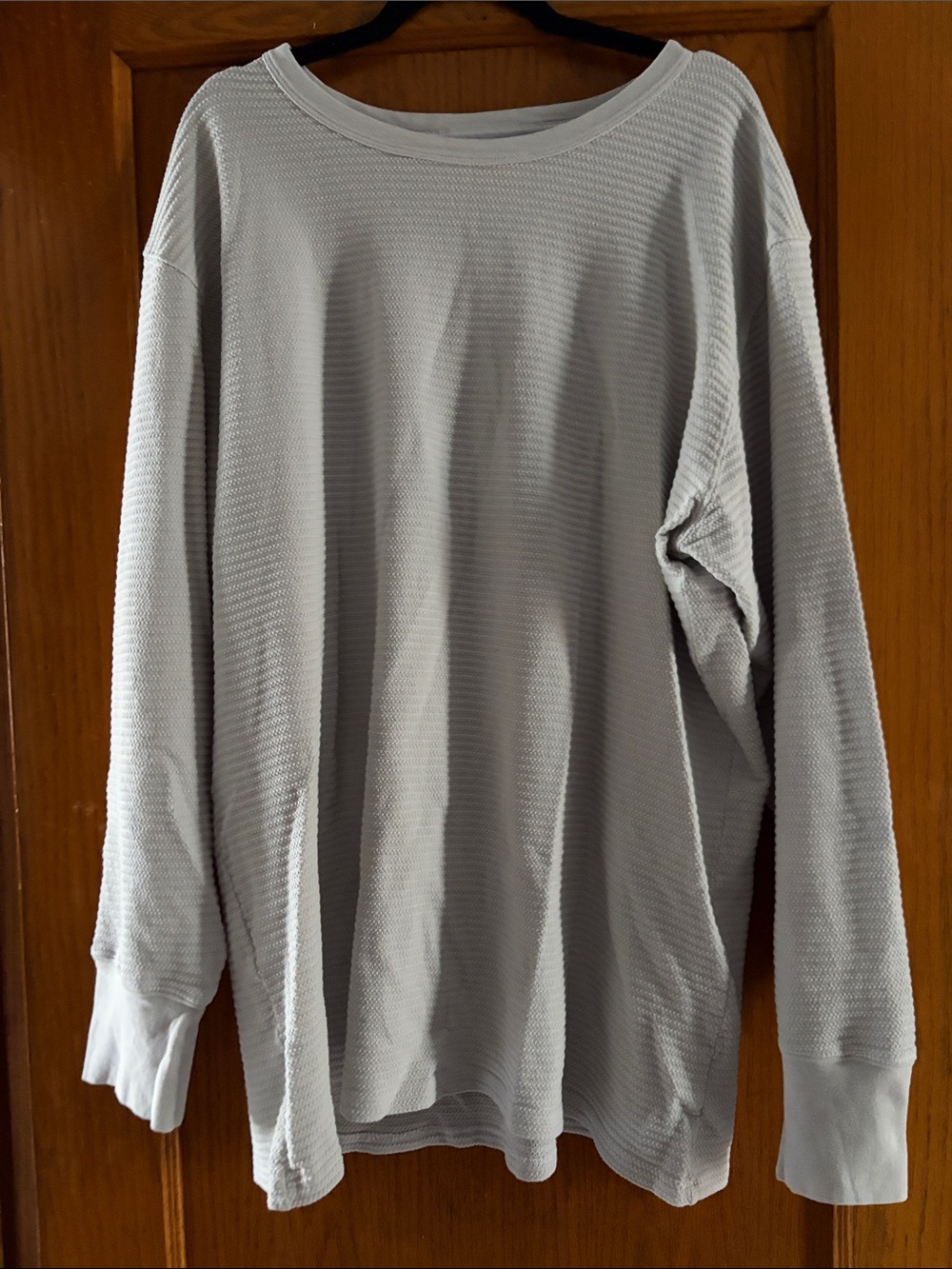 NWOT Big Bud Press Light Gray Honeycomb Thermal